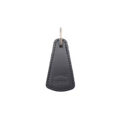 Porte-clé en cuir triangle noir - Lavoisier