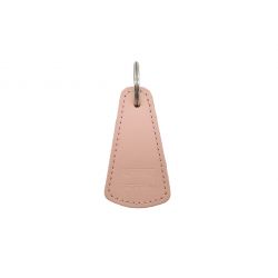 Porte-clé en cuir triangle rose - Lavoisier