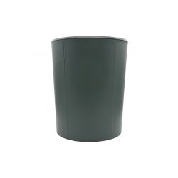 Corbeille à papier en cuir vert anglais 