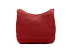 Gibecière porté croisé en cuir rouge - B314