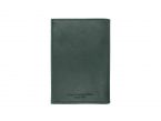 Porte passeport en cuir vert - B41