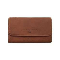 Porte monnaie en cuir fauve - B27