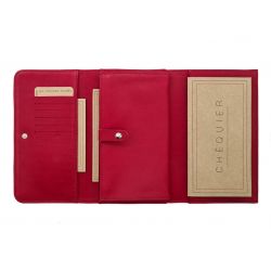 Compagnon en cuir rouge - B84