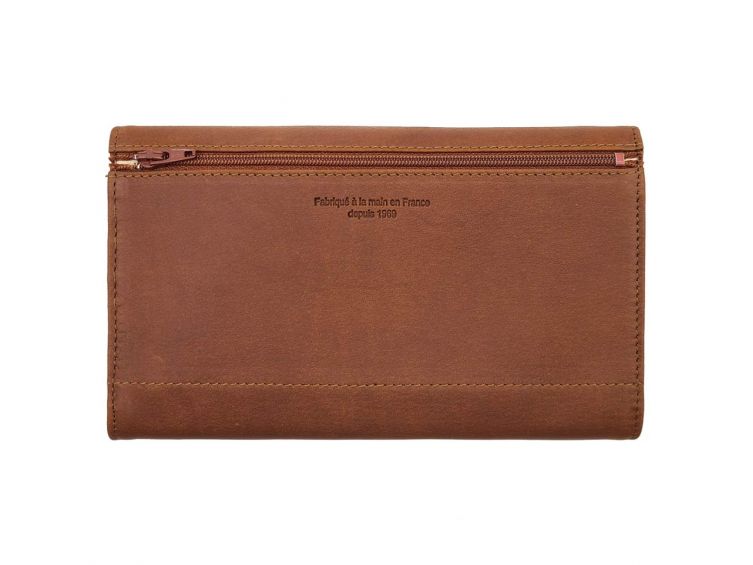 Compagnon en cuir fauve - B84