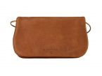 Pochette nomade en cuir fauve - compatible iphone 10+ - B96