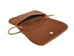 Pochette nomade en cuir fauve - compatible iphone 10+ - B96