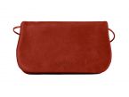 Pochette nomade en cuir rouge - compatible iphone 10+ - B96