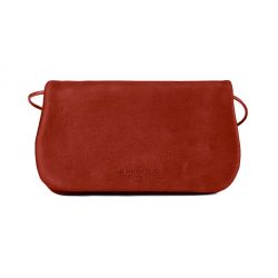 Pochette nomade en cuir rouge - compatible iphone 10+ - B96