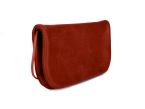 Pochette nomade en cuir rouge - compatible iphone 10+ - B96
