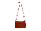 Pochette nomade en cuir rouge - compatible iphone 10+ - B96