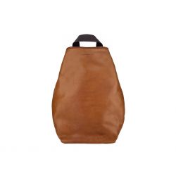 Sac à dos en cuir fauve - sécurisé - B418
