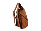 Sac à dos en cuir fauve - sécurisé - B418