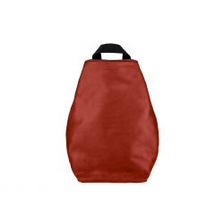 Sac à dos en cuir rouge - sécurisé - B418