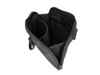 Cartable business fin en cuir noir - 2 poignées - 9515