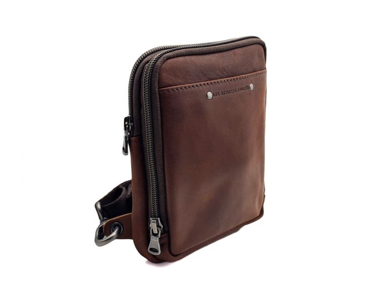 Petit holster en cuir cognac - 9168