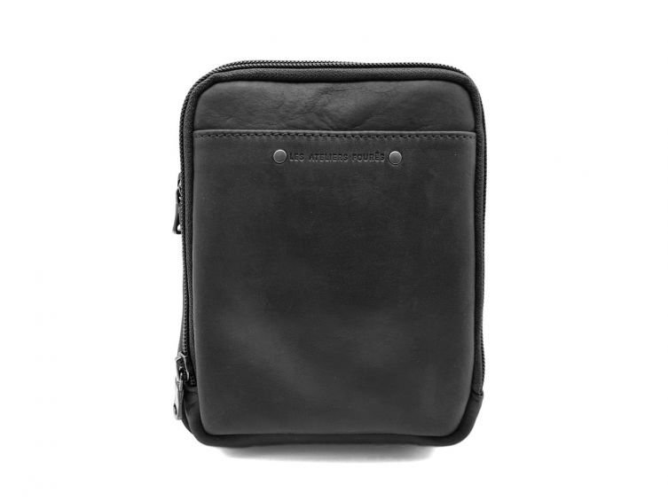 Petit holster en cuir noir - 9168