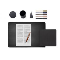 Set de bureau noir - SM500-50x34 - TS500 - PC500 - SV500 - P-clé triangle - 5x tags