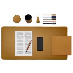 Set de bureau gold - SM500-80x40 - TS500 - PC500 - SV500 - P-clé triangle - 5x tags