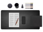 Set de bureau noir - SM500-80x40 - TS500 - PC500 - SV500 - P-clé triangle - 5x tags