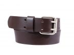 Ceinture homme en cuir marron double perforation 4007 M