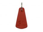Porte-clé en cuir triangle