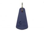 Porte-clé en cuir triangle