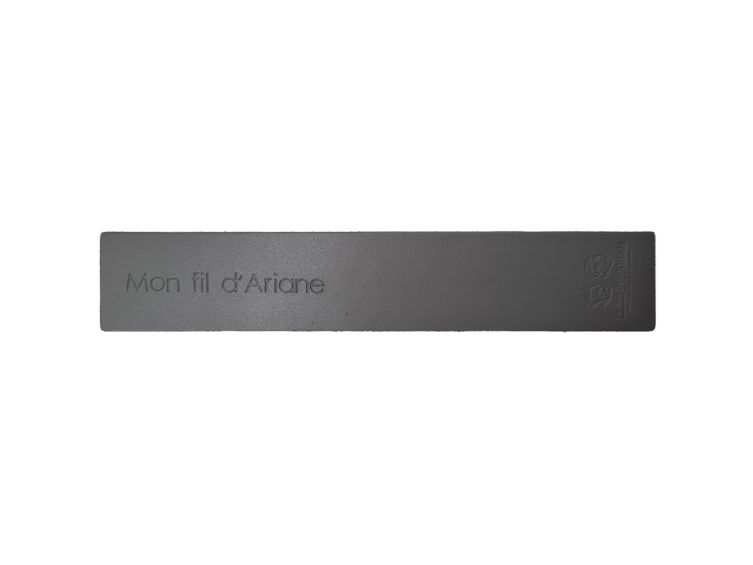 Marque page en cuir "Mon fil d'Ariane"