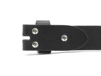 Ceinture sans boucle cuir noir - 30 mm - 1001