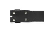 Ceinture sans boucle en cuir noir - 40 mm - 1003