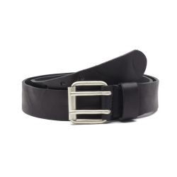Ceinture homme en cuir noir vieilli épais et souple 4007 DKR N