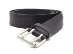 Ceinture homme en cuir noir vieilli épais et souple 4007 DKR N