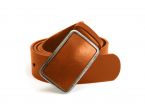 Ceinture en cuir gold boucle cuir lisse - 4090