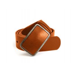 Ceinture en cuir gold boucle cuir lisse - 4090