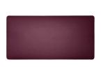 Grand sous-main en cuir bordeaux - 80x40 cm