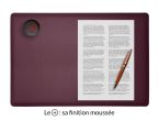 Sous-main en cuir bordeaux "Premium" - 50x34 cm 