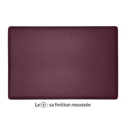 Sous-main cuir bordeaux "Premium" - 60x40 cm 