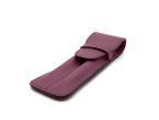 Etui 2 stylos en cuir bordeaux