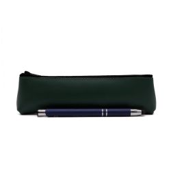 Petite trousse triangle en vert anglais