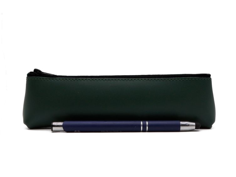 Petite trousse triangle en vert anglais
