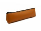 Petite trousse triangle en cuir gold