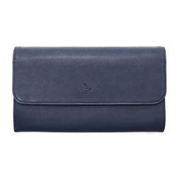 Compagnon "Luxe" en cuir bleu - 20 cm - PM-004-01