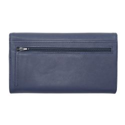 Compagnon "Luxe" en cuir bleu - 20 cm - PM-004-01