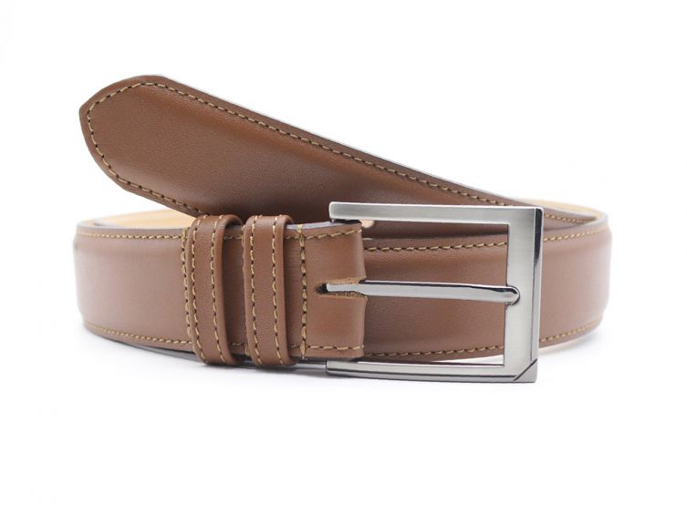 Ceinture en cuir lisse gold 6097