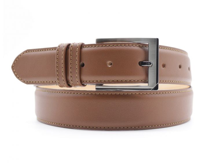 Ceinture en cuir lisse gold 6097
