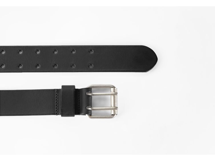 ATLAS Ceinture hors normes cuir noir
