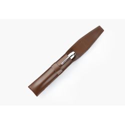 Etui à stylo en cuir - 10 couleurs au choix