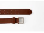 ATLAS Ceinture hors normes cuir châtaigne 