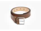 Ceinture cuir gold doublé, boucle inox carrée 5100
