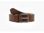 Ceinture cuir gold doublé, boucle inox carrée 5100