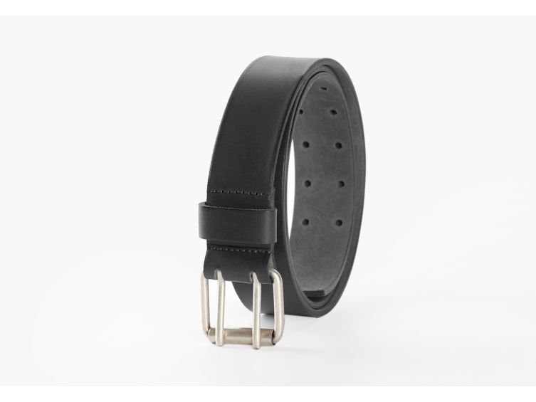 ATLAS Ceinture hors normes cuir noir